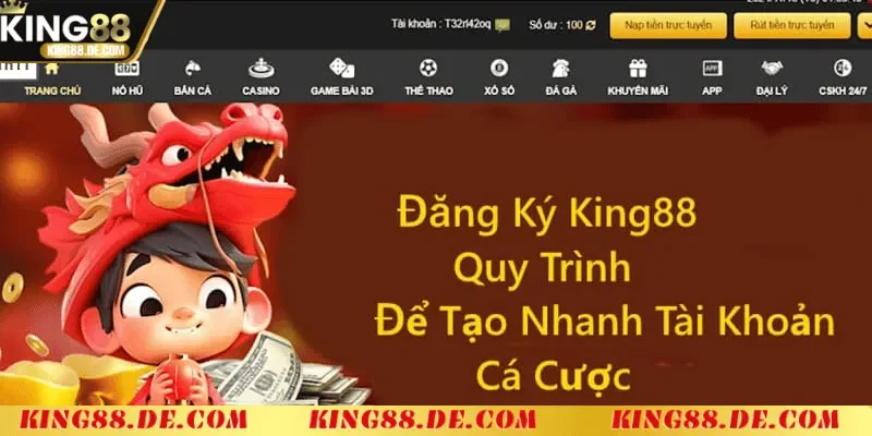 Quy Trình đăng ký King88 – Đơn Giản và Nhanh Chóng